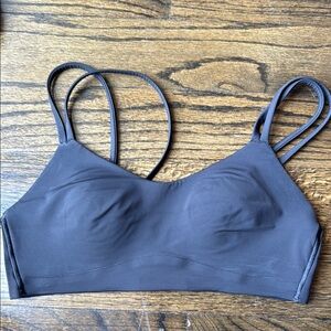 Black Lululemon Sports Bra Double Strap